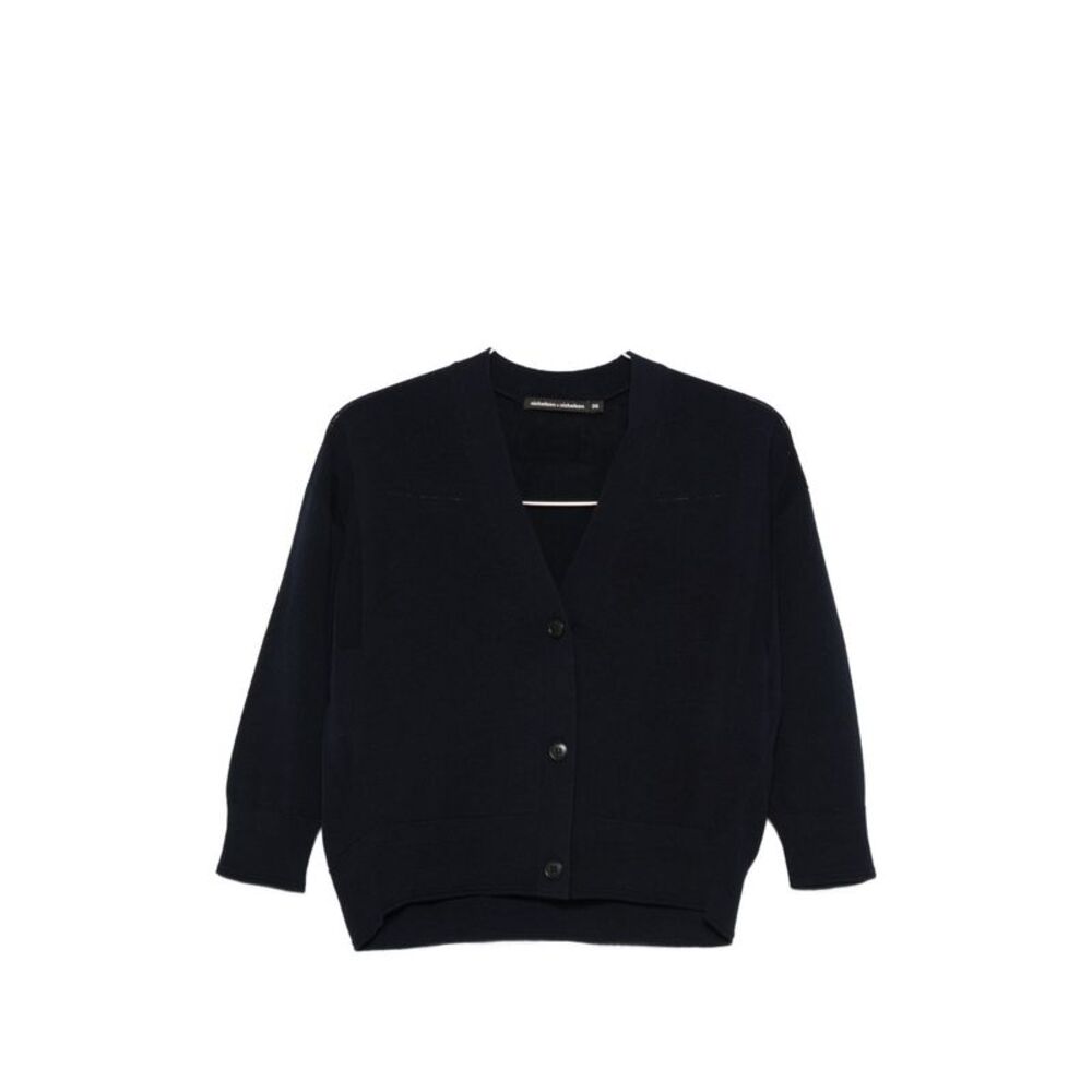 Nicholson & Nicholson Women's V-Neck Button Fastening Long Sleeves Cotton